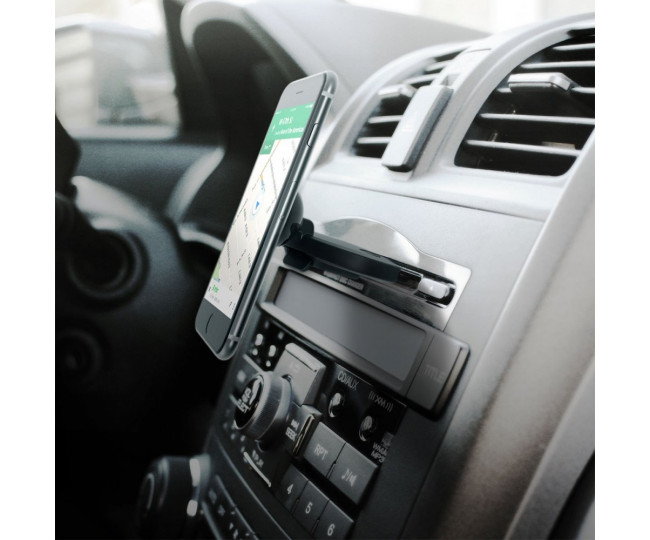 Автомобильный держатель для смартфона iOttie iTap Magnetic Black CD Slot Mount (HLCRIO152)